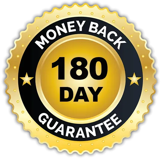 Nagano Tonic Money Back Guarantee badge